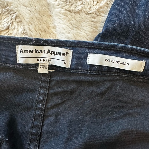 American apparel easy Jean size medium. EUC. Dark denim skinny pant. - Picture 4 of 9